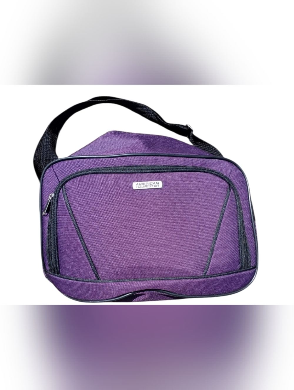 SOLD American Tourister Purple 3 Piece Luggage Set - Picture 16 of 16